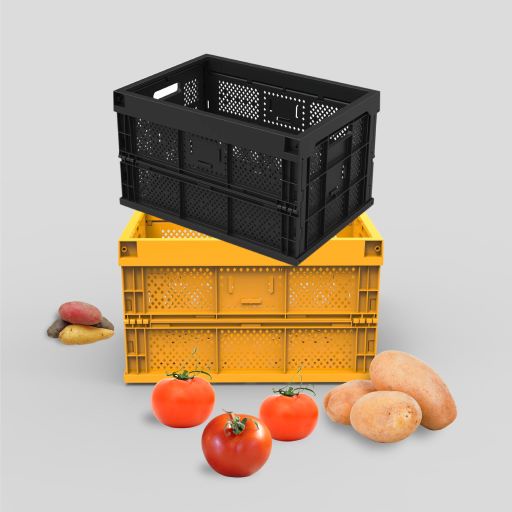 Rổ nhựa đựng trái cây hoặc hàng may mặc, Sọt gấp gọn Living On