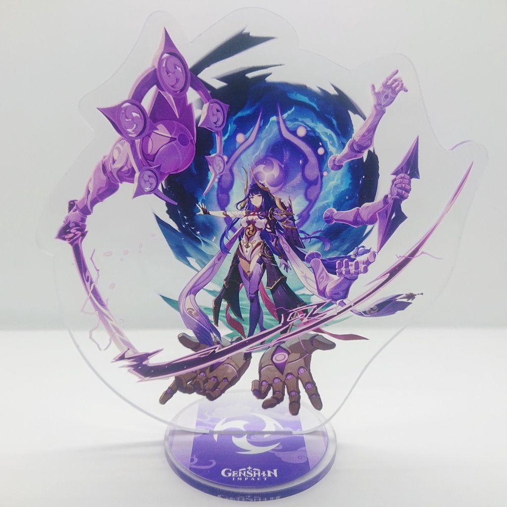 Tượng mica Standee anime Boss Ei ( Raiden Shogun) - Genshin Impact