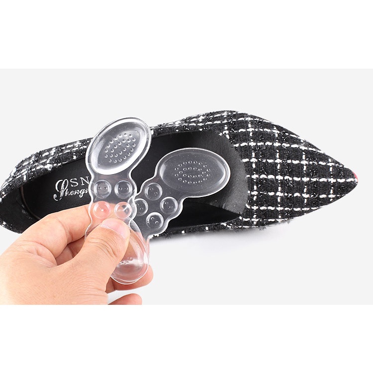 Cặp Đệm Silicone Dán Bảo Vệ Gót Chân Khi Đi Giày Cao Gót
