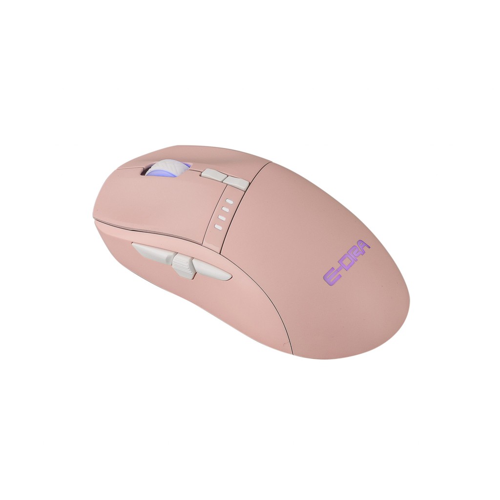 SIEU KHUYẾN MẠI CHUỘT GAMING KHÔNG DÂY E-DRA EM620W LED RGB ĐEN / HỒNG