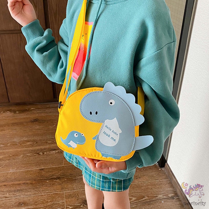 Túi Đeo Chéo Hình Khủng Long Dễ Thương Cho Bé