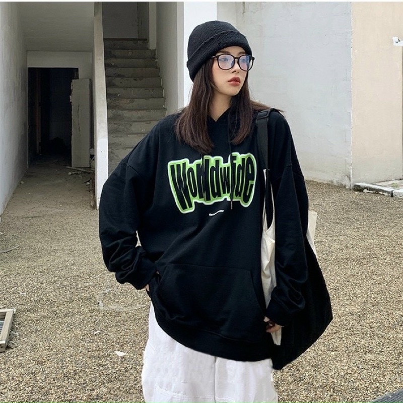 Áo hoodie QC 2 lớp UNO nỉ tàu dày ấm (annstore_ảnh thật)