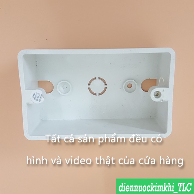 Đế âm đơn LIOA mặt chữ nhật SEC2157