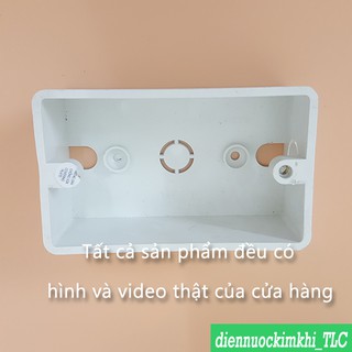 Đế âm đơn lioa mặt chữ nhật sec2157
