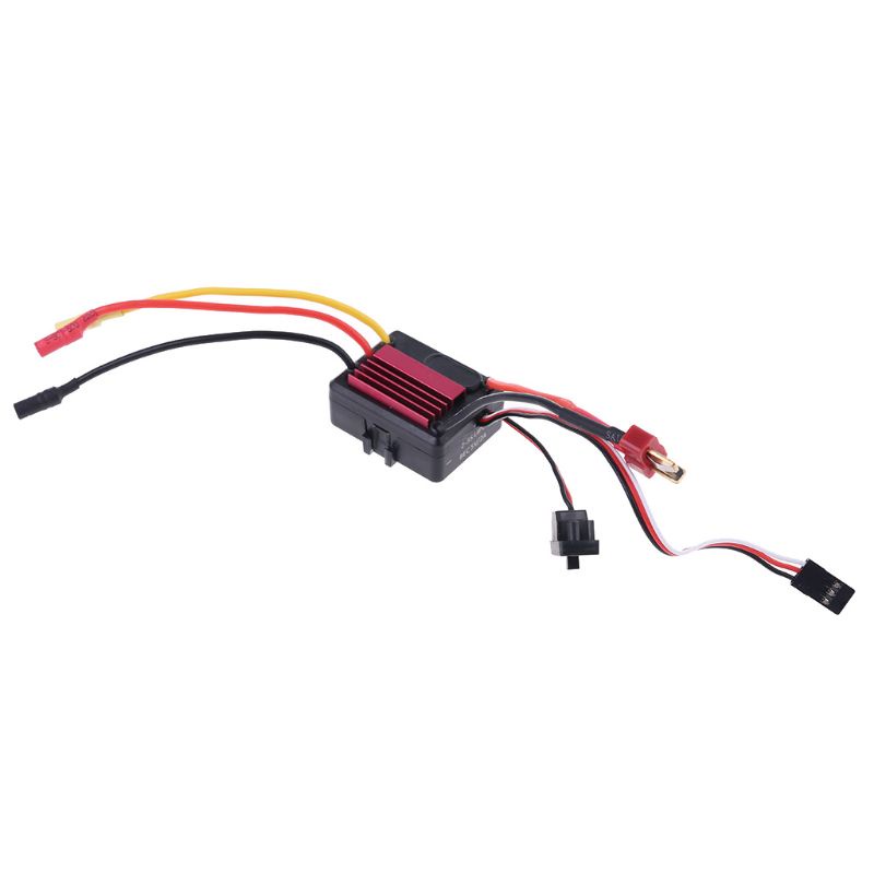 Bộ điều khiển tốc độ không chổi than ESC chống nước 2-3S Li-po 35A cho xe điều khiển từ xa 1/14 1/16 chuyên dụng