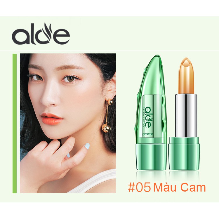 Thỏi Son Gió AloE Cao Cấp + ( quà tặng bút chì kẻ mày)