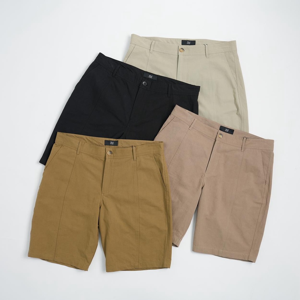 Quần short vải khaki thương hiệu thời trang nam 360Boutique - QSKTK309