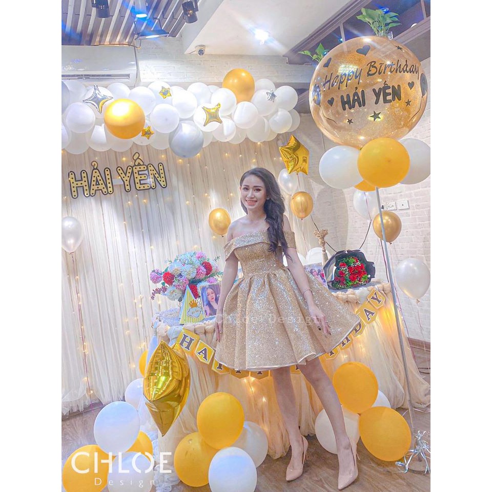 Váy thiết cao cấp Chloe Bling Dress  - Có thể thay đổi nhiều màu và may theo số đo riêng