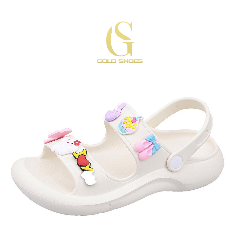 Sandal Nữ, Mẫu Dép Quai Hậu Nữ Cao Cấp  Tặng Kèm  full bộ sticker MSP : SD 2615