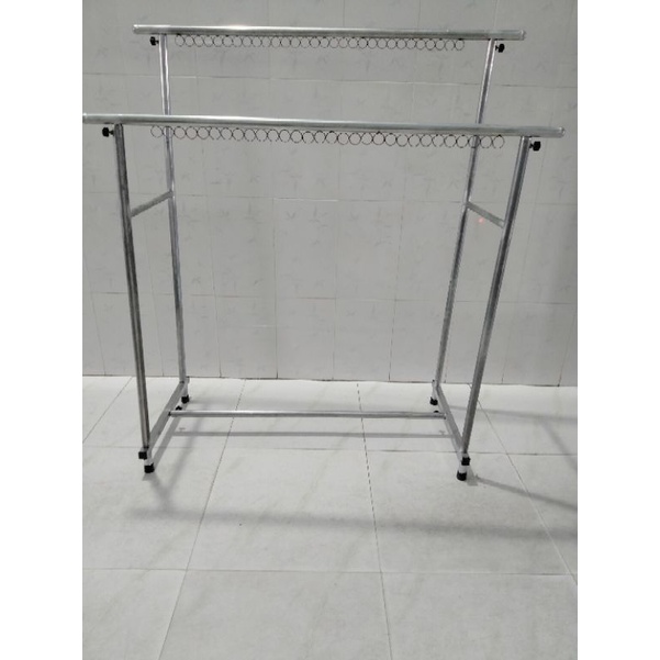 Sào đôi thép không gỉ phi 25 dày chắc chắn cứng cáp
