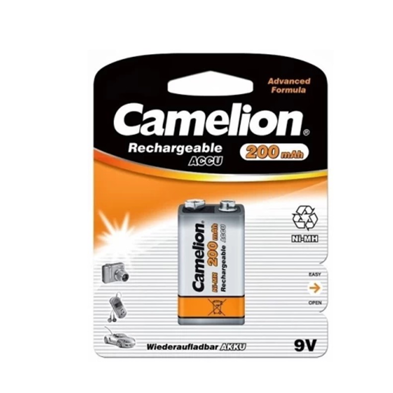 Pin sạc vuông 9V Camelion - 200mAh