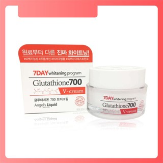 Kem dưỡng trắng da 7day whitening program glutathione 700 v-cream 50g ✾ᗪ