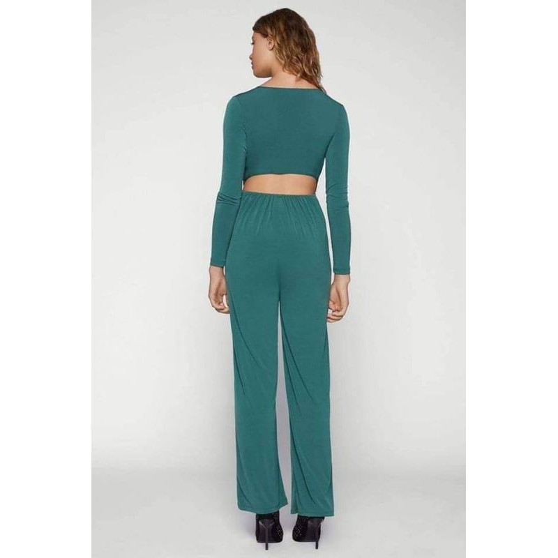 Jumpsuit BCBG thun khoét eo