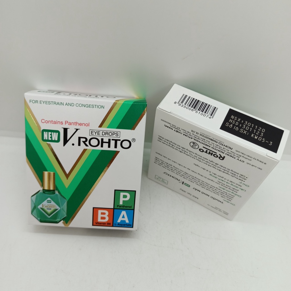 NƯỚC NHỎ MẮT V.ROHTO NEW LỌ 13ML