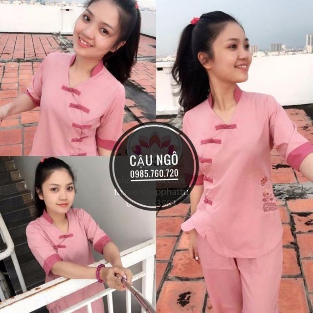 Áo Lam kiểu Đài Loan (5 nút)
