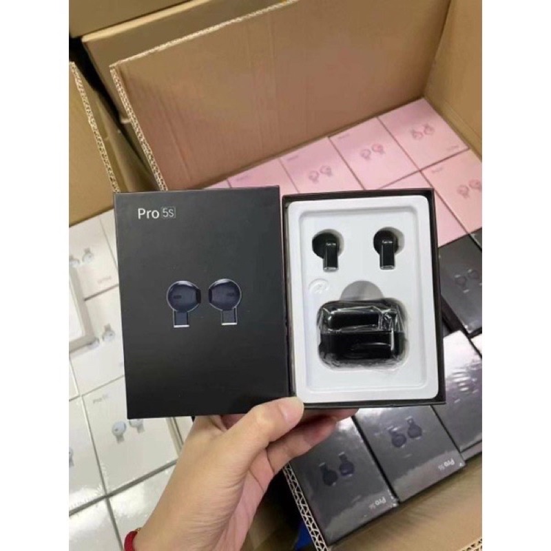 Tai nghe bluetooth PRO 5s không dây chống ồn gaming cao cấp định vị đổi tên