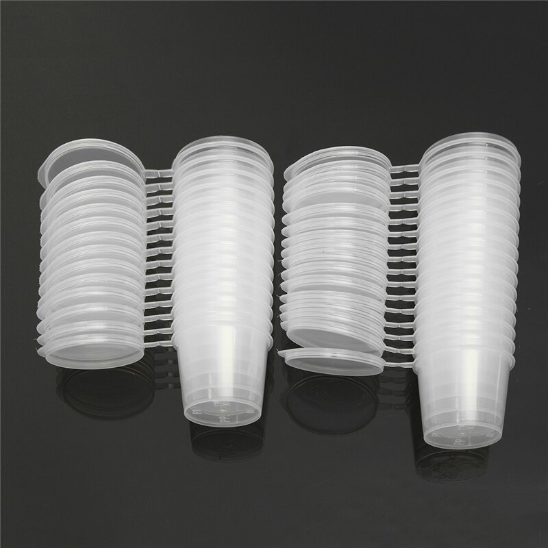 Hộp nhựa đựng nước sốt có nắp đậy dùng một lần dung tích 25ml tiện dụng