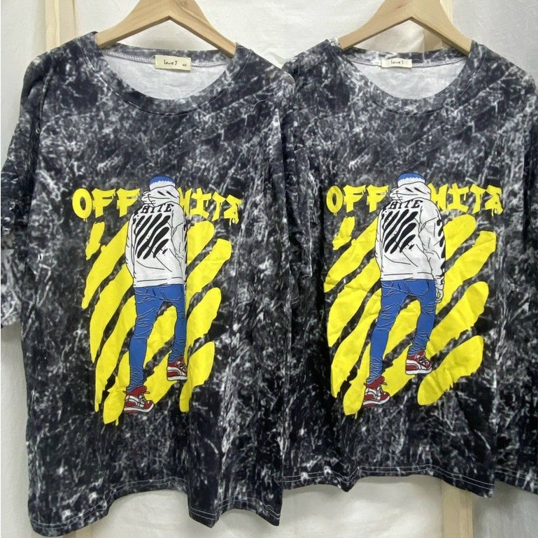 Áo Thun Shark Unisex 🎁 Nana's House 🎁 Áo phông loang Ulzzang form rộng tay lỡ nam nữ SIÊU ĐẸP | BigBuy360 - bigbuy360.vn