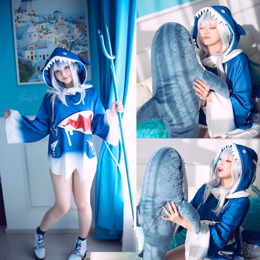 Gawr Gura Cosplay Hóa Trang Nhân Vật Hoạt Hình Anime hololive ...