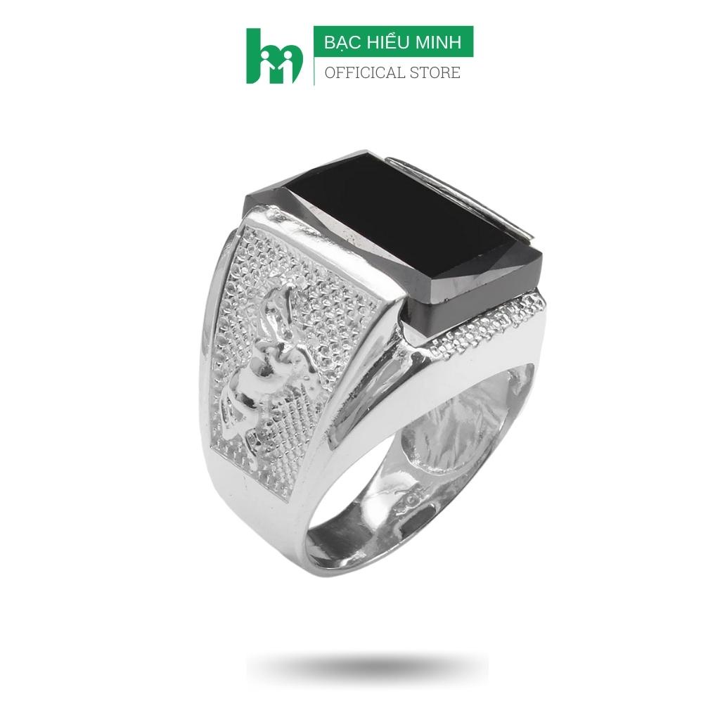 Nhẫn Nam Bạc Hiểu Minh NA550 Tuổi Ngọ Bảo Hành Vĩnh Viễn
