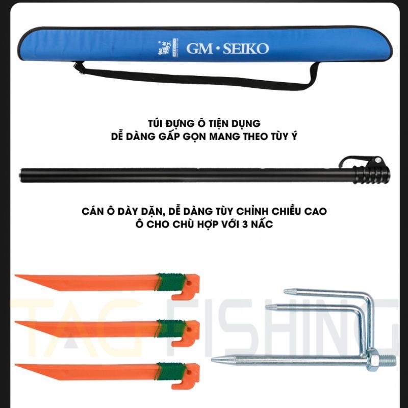 ô câu cá 2 tầng dài 2m4 hàng loại 1 hình rồng bay cao cấp vip bdshad8