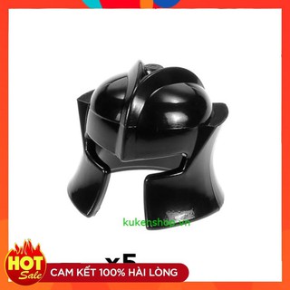 Đồ Chơi COMBO 5 Mũ Sắt Bảo Vệ Cho Hiệp Sĩ NO.738 - Phụ Kiện MOC Tương Thích Part 48493
