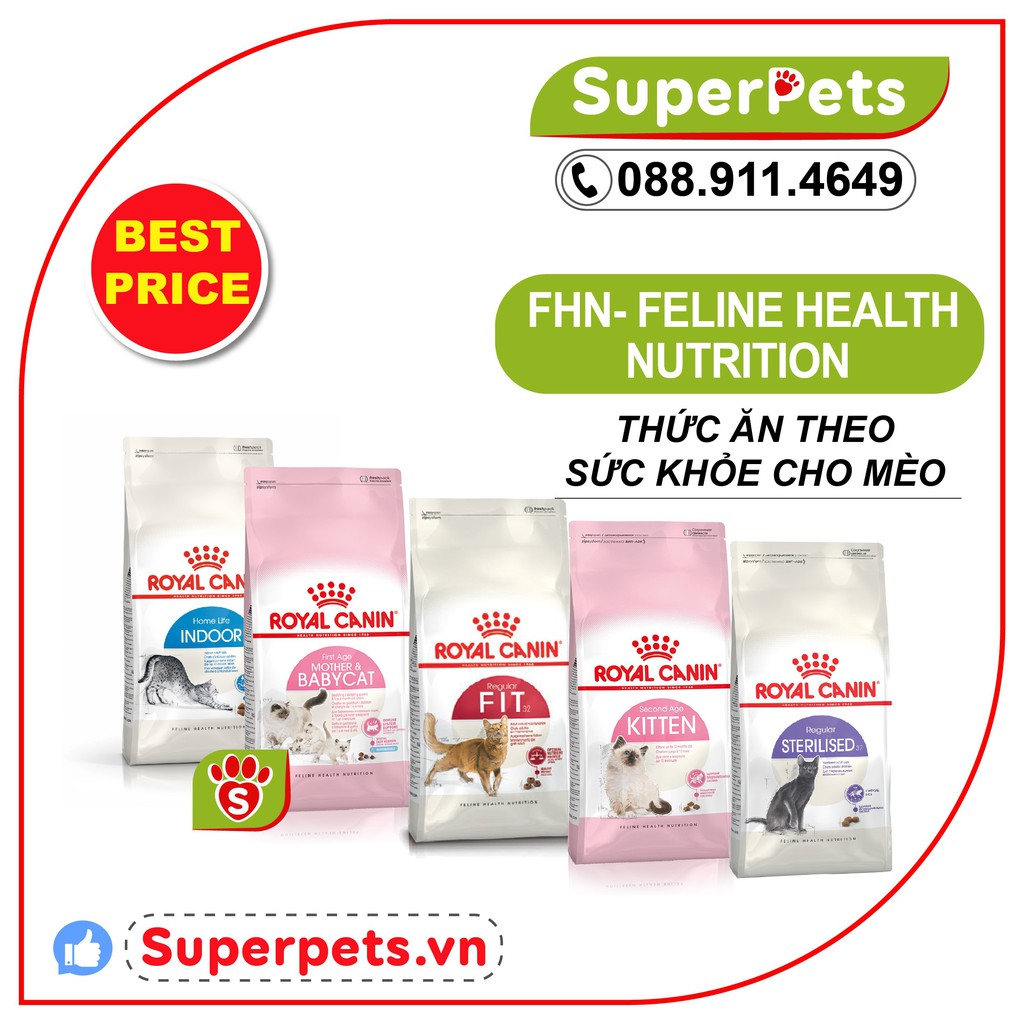 Hạt Royal Canin Cho Mèo BabyCat Kitten Indoor Fit Sterilised Chính Hãng Nhập Pháp