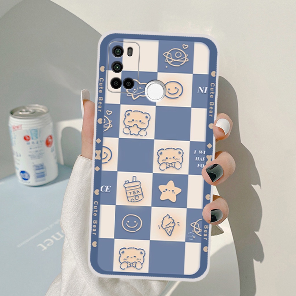 Ốp lưng Vsmart Joy 4 họa tiết trái tim, gấu caro thời trang