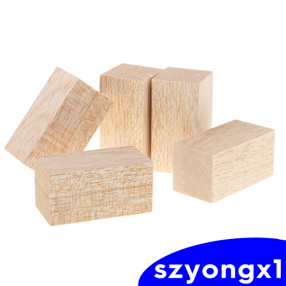 Set 5 Que Gỗ 80mm Tự Lắp Ráp Chuyên Dụng