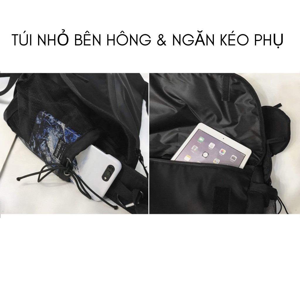 Túi Đeo Chéo Học Sinh Sinh Viên Đi Học Thời Trang Vải Chống Nước Nhiều Ngăn - TÚI BAGS Đựng Laptop | BigBuy360 - bigbuy360.vn