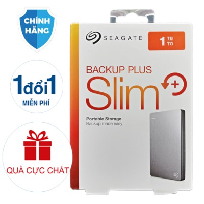 Ổ cứng di động HDD Box SEAGATE 500GB/1000GB/2000GB/4000GB BACKUP Slim 2.5” USB 3.0 bảo hành 24 tháng 1 đổi 1