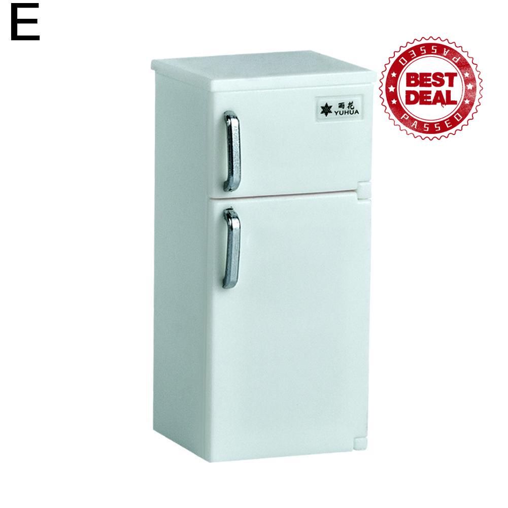 Tủ Lạnh Nhựa Mini Tỉ Lệ 1:12 Cho Nhà Búp Bê M5N3