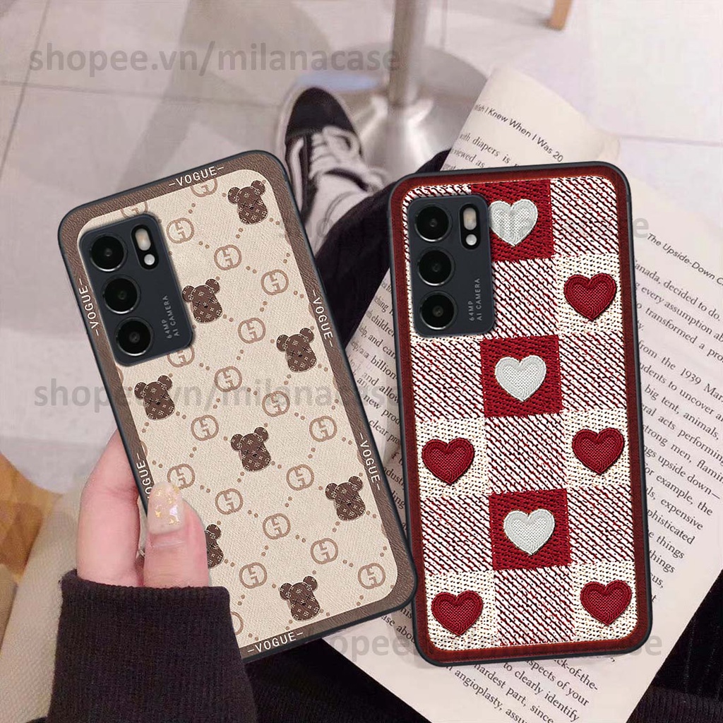 Ốp Oppo Reno6 / Reno6 Z 5G / Reno 6 hình trái tim be love tình yêu siêu đẹp, cá tính, thời trang