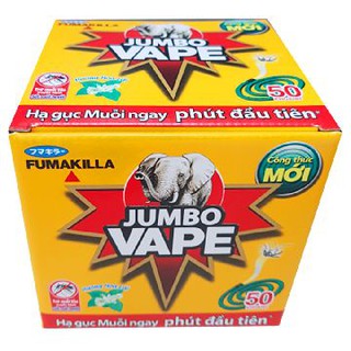 Nhang muỗi Jumbo Vape hương hoa Lài hộp 50 khoanh