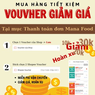 Mít Sấy Dẻo Mana Food 300G