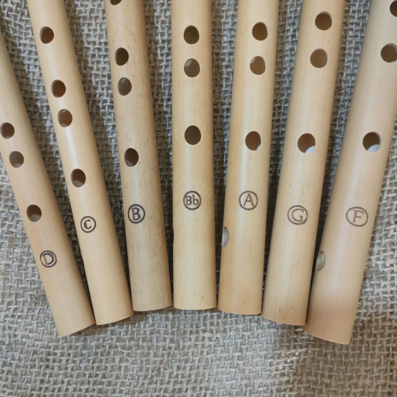 Bộ Sáo Trúc 7 Cây Cơ Bản - Khắc Tone Lên Sáo - Sáo Trúc Việt Nam