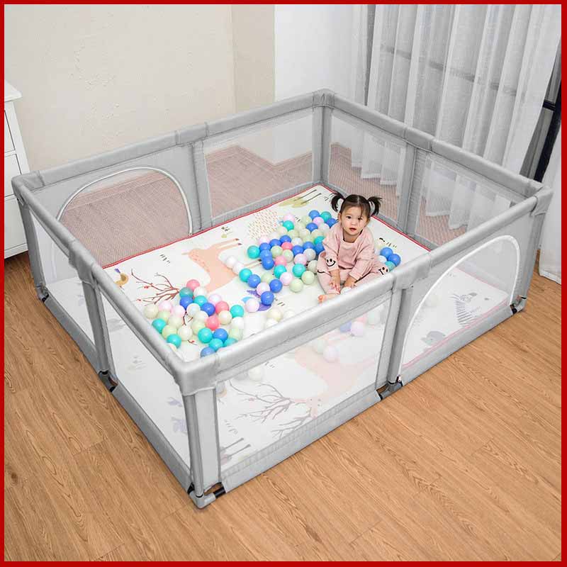 QUÂY BÓNG TRE EM QUAY CUI, NHÀ BANH CHO BÉ KÍCH THƯỚC 1m5*1m CAO CẤP LOẠI I CÓ ĐỆM MÚT KHUNG [ BH 24 THÁNG ]