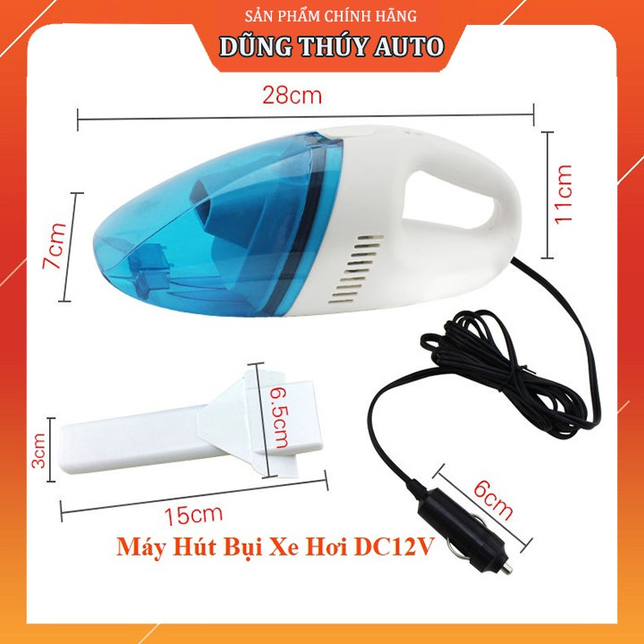 Máy hút bụi oto - Máy hút bụi cầm tay Chuyên hút bụi xe hơi DC 12V