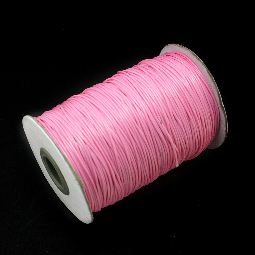 Cuộn dây cotton sáp dài 15m đường kính 1mm dùng làm đồ trang sức thủ công