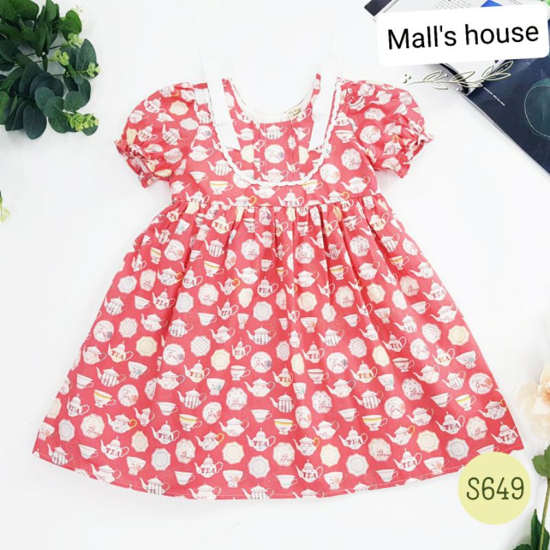 Đầm đỏ OLI RIVER KIDS mang phong cách Beauty and the Beast dành cho bé