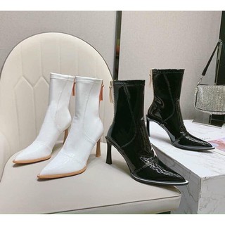 Boot bóng fendi viền mũi nhọn