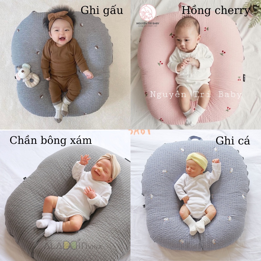 [TẶNG TÚI ĐỰNG] Gối chống trào ngược Rototo bebe Hàn Quốc