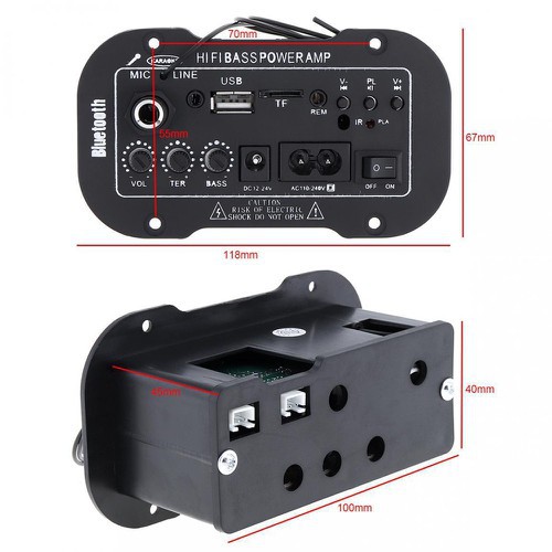 Bộ Khuếch Đại Âm Thanh Cho Xe Ô Tô