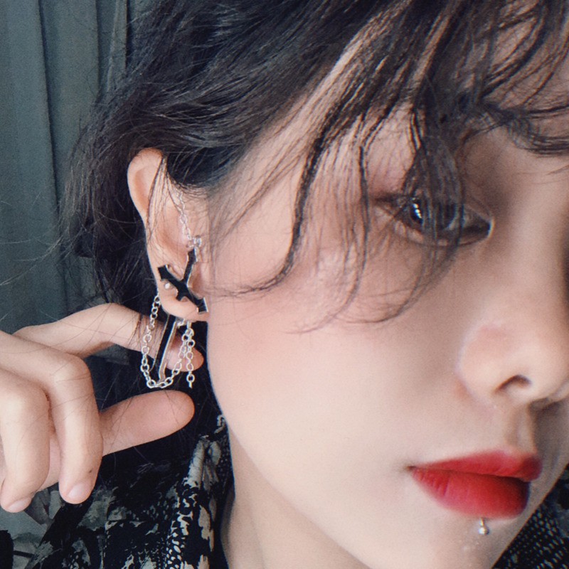 Khuyên Tai Dáng Dài Cá Tính Phong Cách Hàn Quốc Hợp Thời Trang