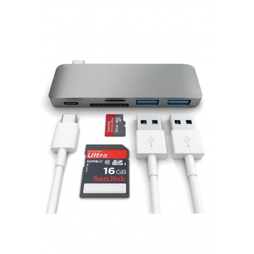 Cổng chuyển/Hub USB-C 5in1 SD, MicroSD, USB 3.1, USB-C HyperDrive