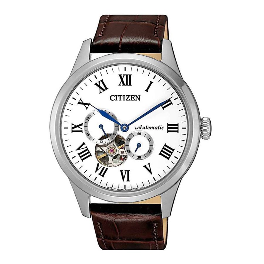 Đồng Hồ Nam Citizen Dây Da NP1020-15A - Mặt Trắng (Sapphire)