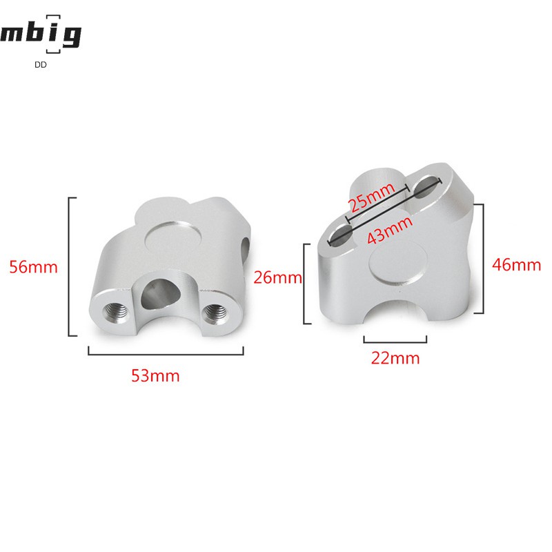 Kẹp Nâng Tay Lái Xe Mô Tô Bằng Hợp Kim Nhôm 22mm | BigBuy360 - bigbuy360.vn