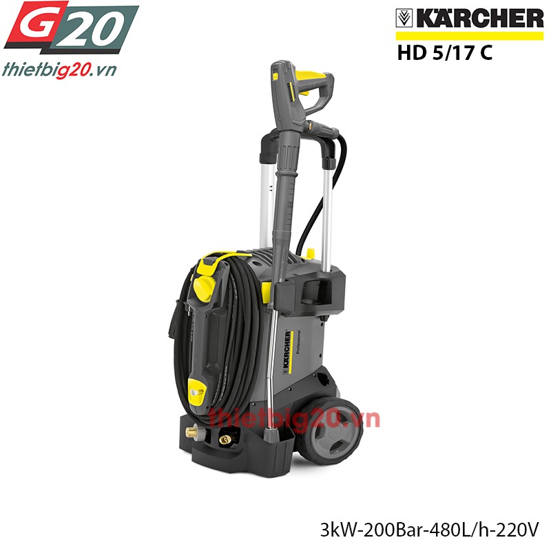 Máy phun rửa áp lực cao của Đức Karcher HD 5/17 C - 3.0kW, 220V