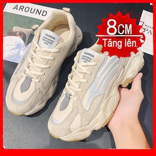 ✻⊕✶Giày nam thời trang mới 2021, giày tăng chiều cao 8cm