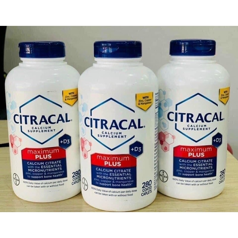 Viên uống bổ sung Canxi Citracal Maximum Calcium Citrate +D3